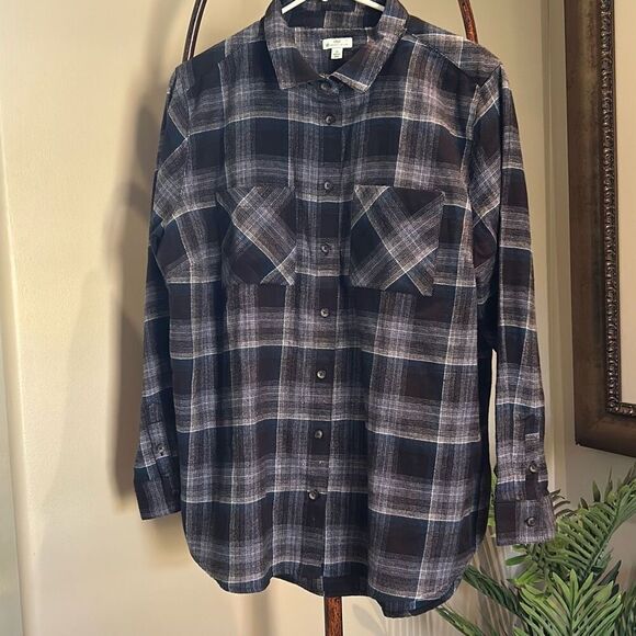 Flannel Plaid NWOT Shirt XL - Picture 1 of 6